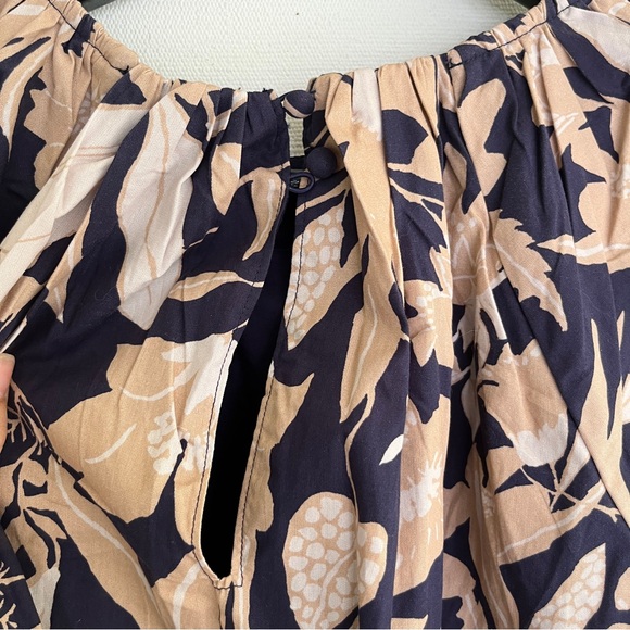 Jo Faulkner x Maeve Anthropologie Poplin Bubble Blouse XS - Picture 11 of 12